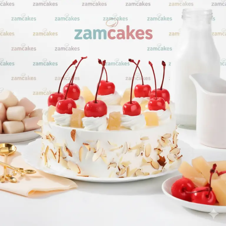 Pineapple Almonds Cake